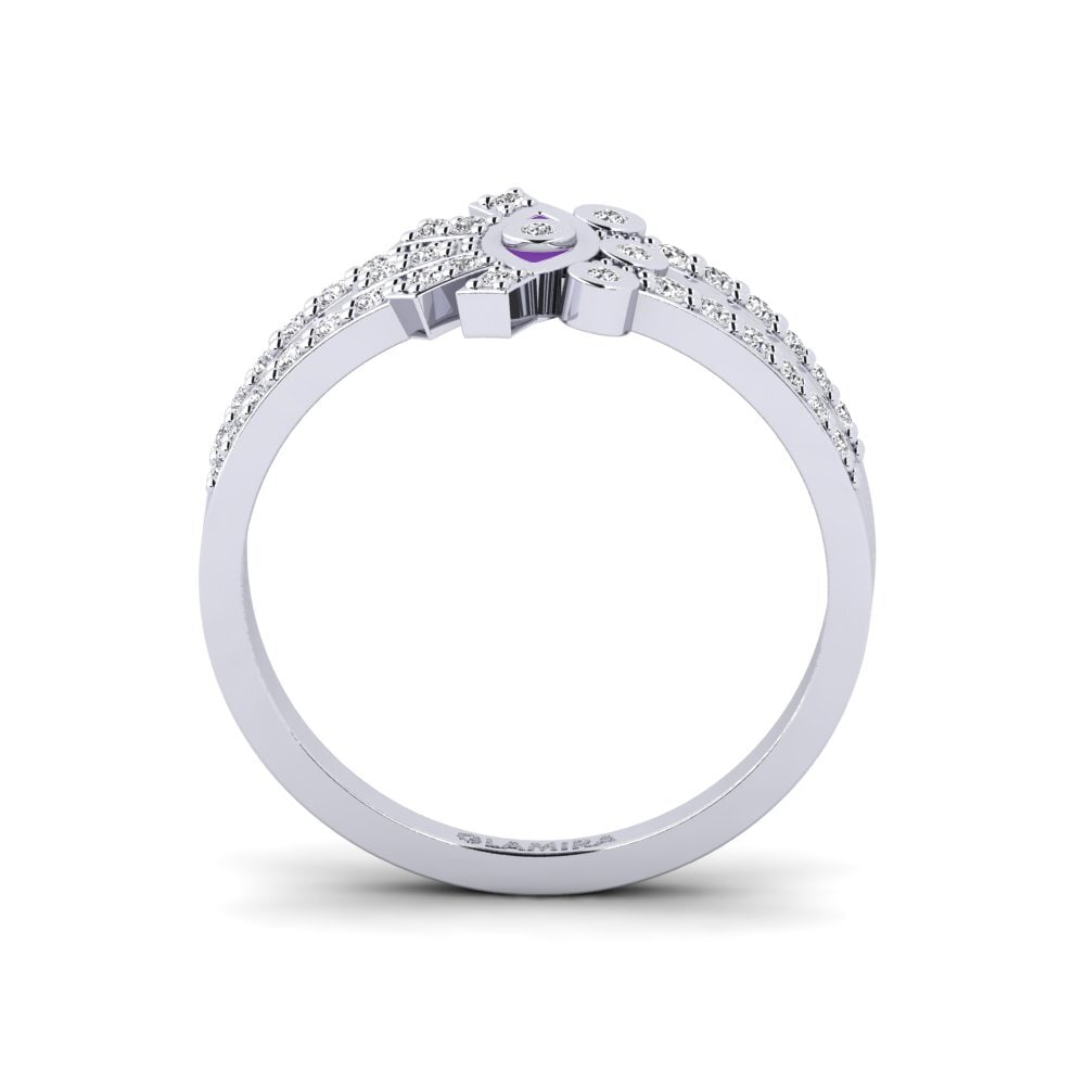 Weißgold 375 Ring Ceramus