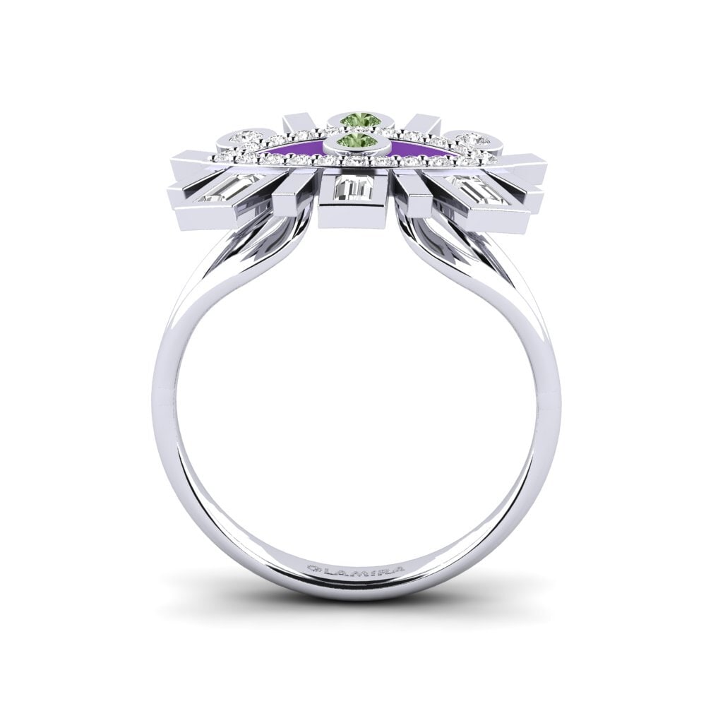 Weißgold 375 Ring Okenaus