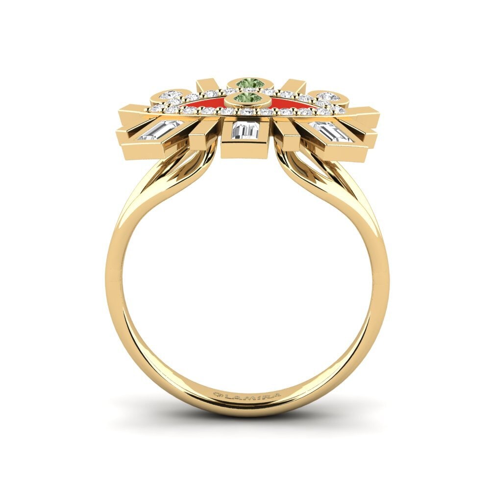 Gelbgold 585 Ring Okenaus