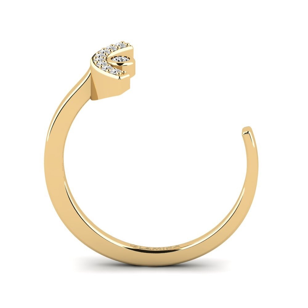 Moissanite Anel Palekana - B