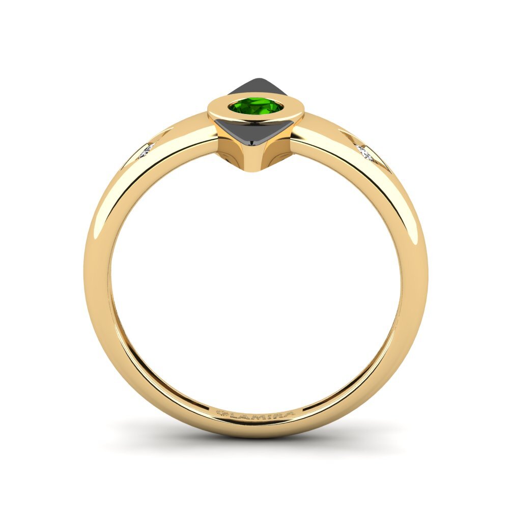 Grüner Turmalin Ring Silenciokl