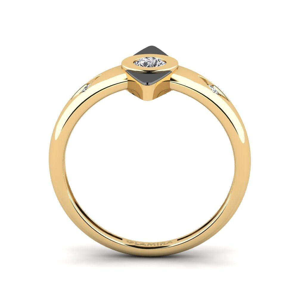 Moissanite Anel Silenciokl