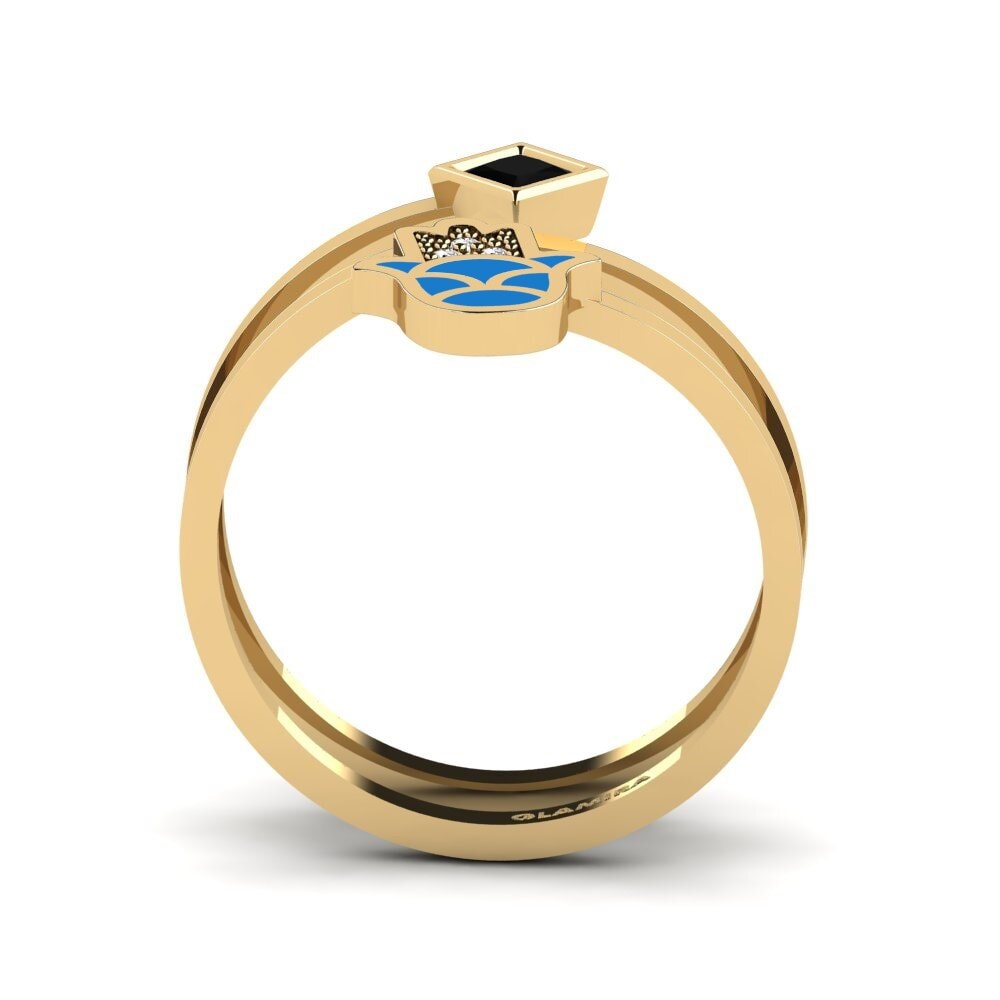 Schwarzer Onyx Ring Babeslea