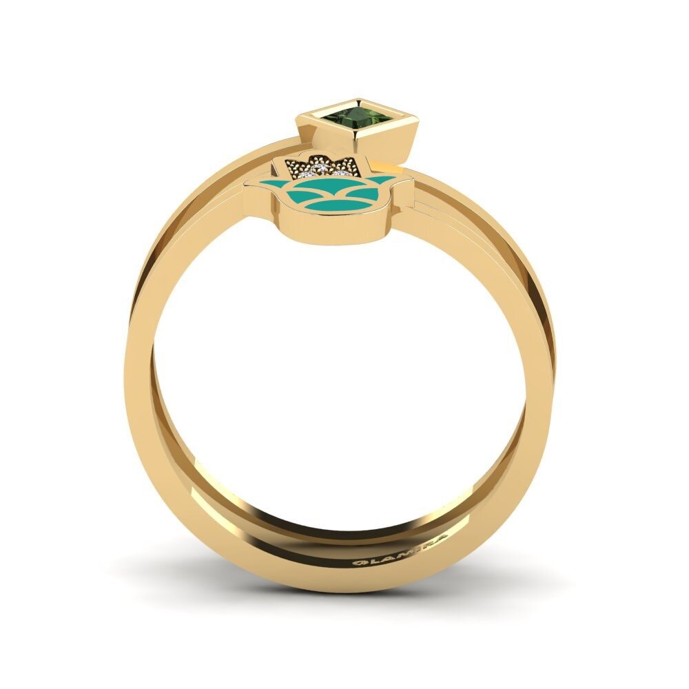 Green Sapphire Ring Babeslea