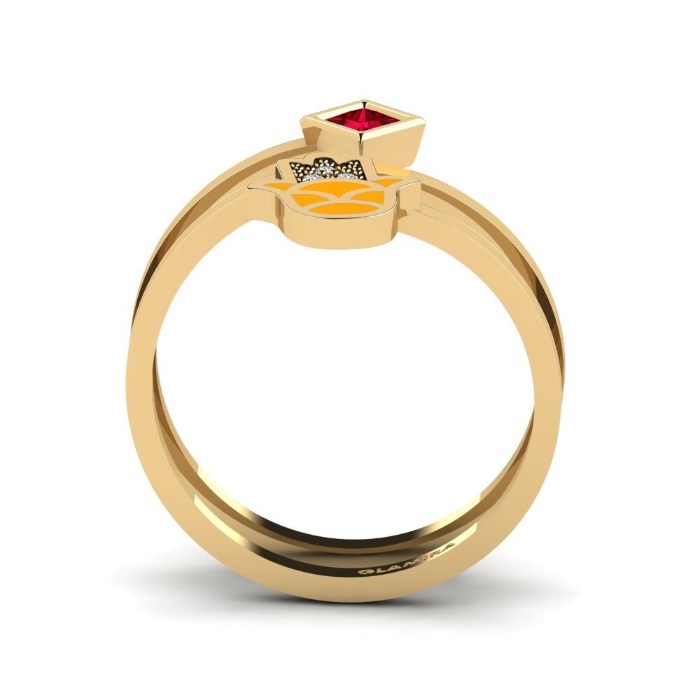 Red Zirconia Ring Babeslea