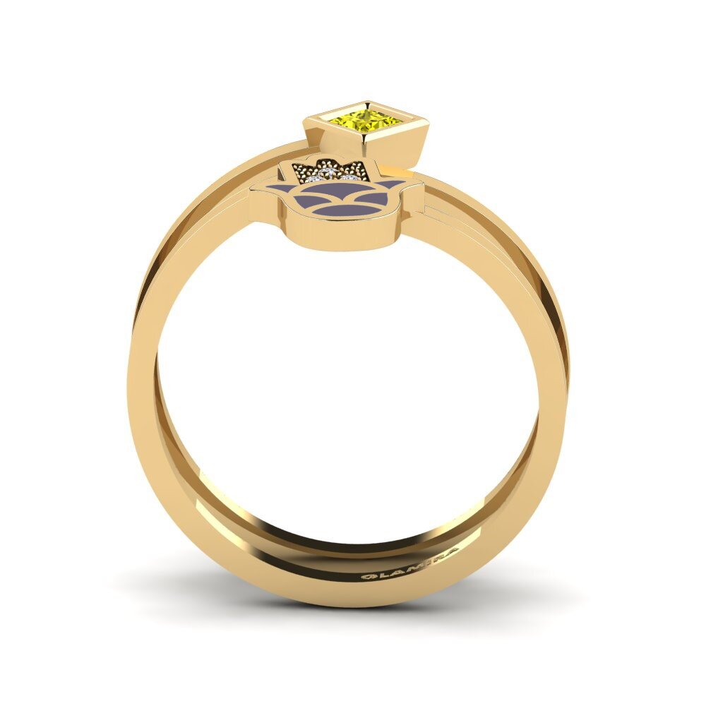 Yellow Diamond Ring Babeslea