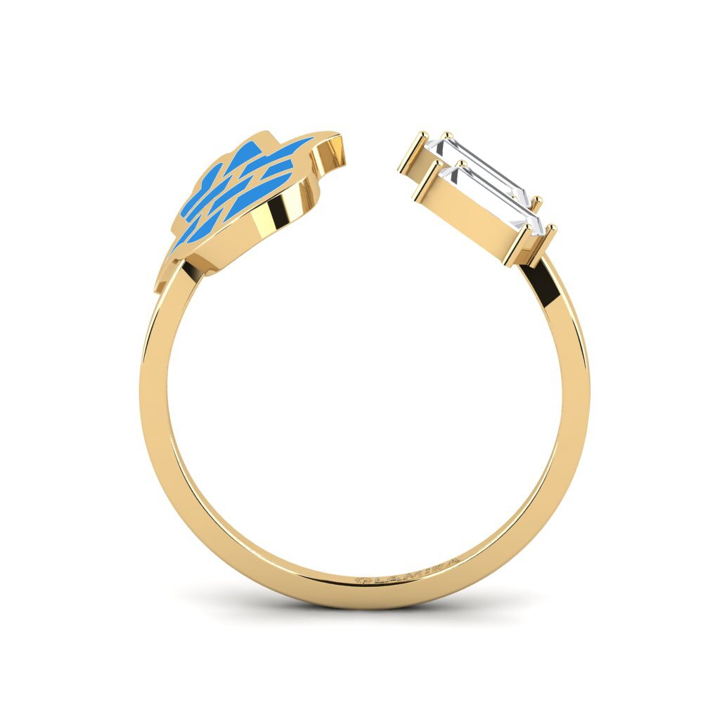 Weißer Saphir Ring Bashitsn