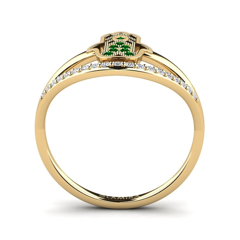 Zircônia Verde Anel Beannaigh