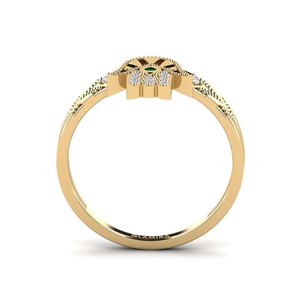 Zircônia Verde Anel Boundless