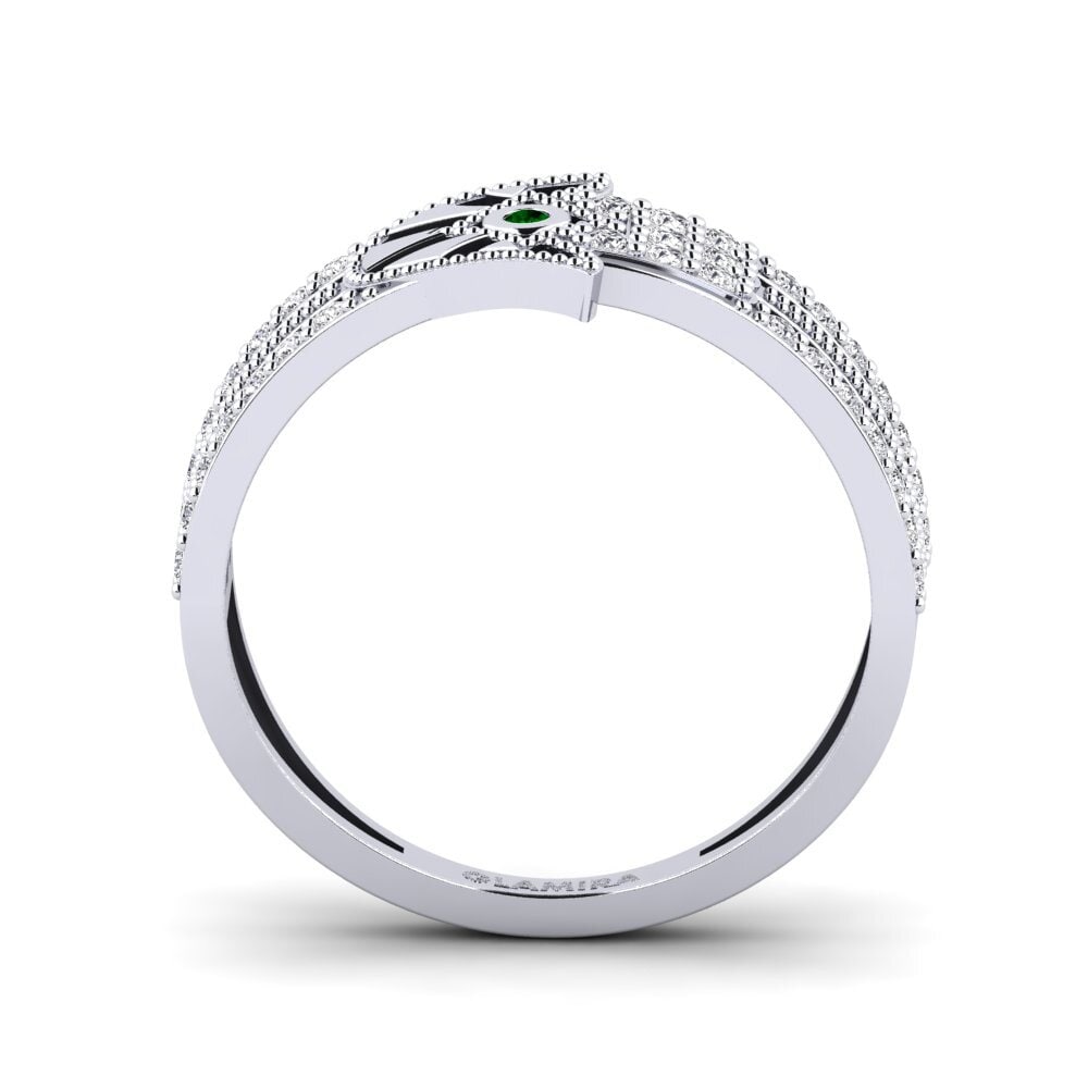 Zircônia Verde Anel Dateless