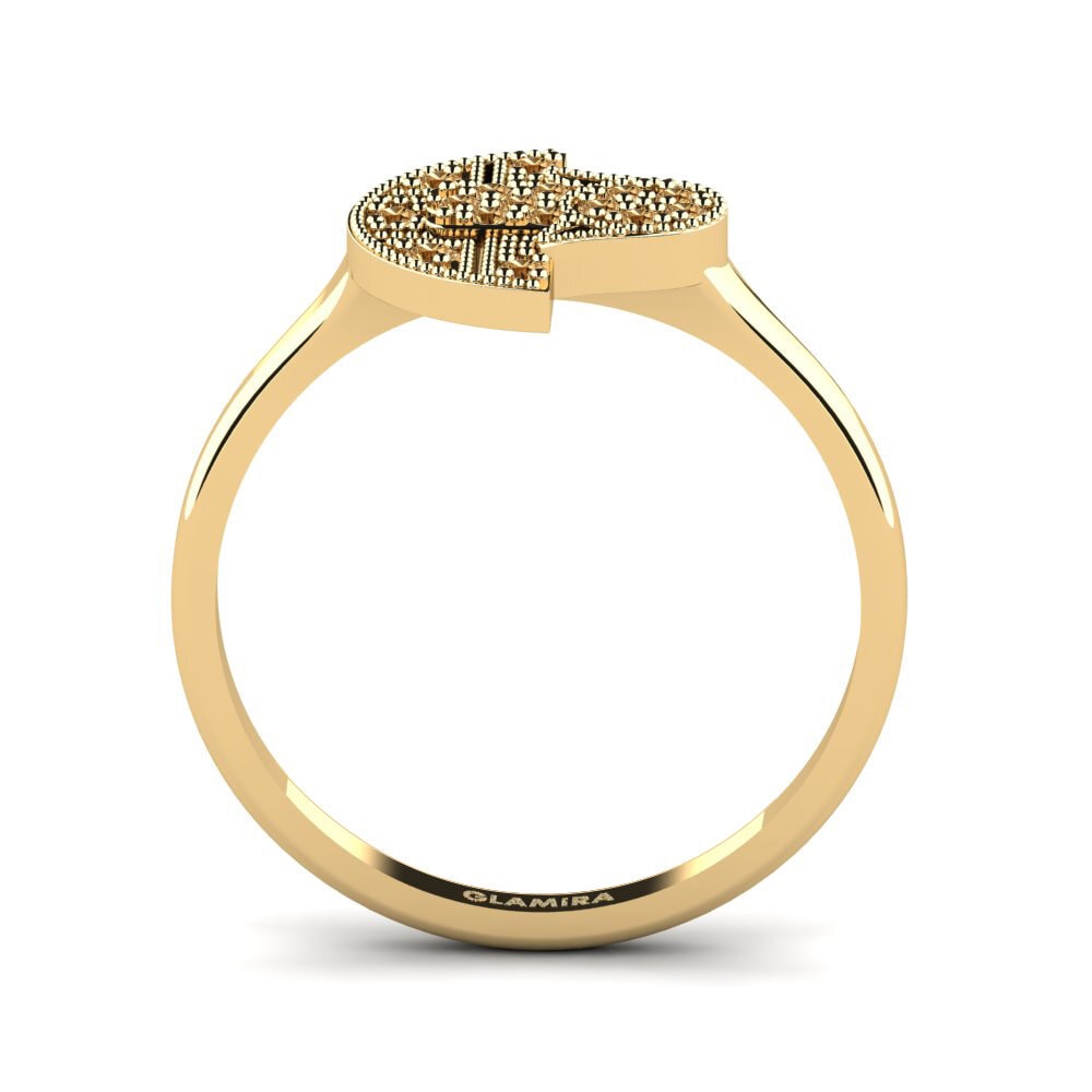 Diamante café Anillo Eternal