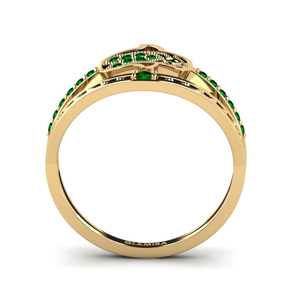 Zircônia Verde Anel Harena