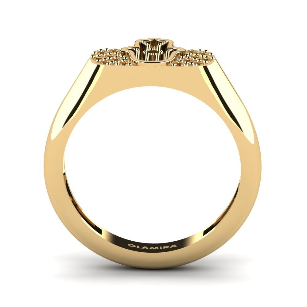 Diamante café Anillo Jinasi