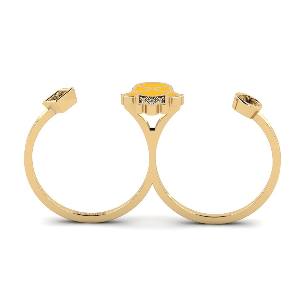 Brauner Diamant Ring Kaitiaki
