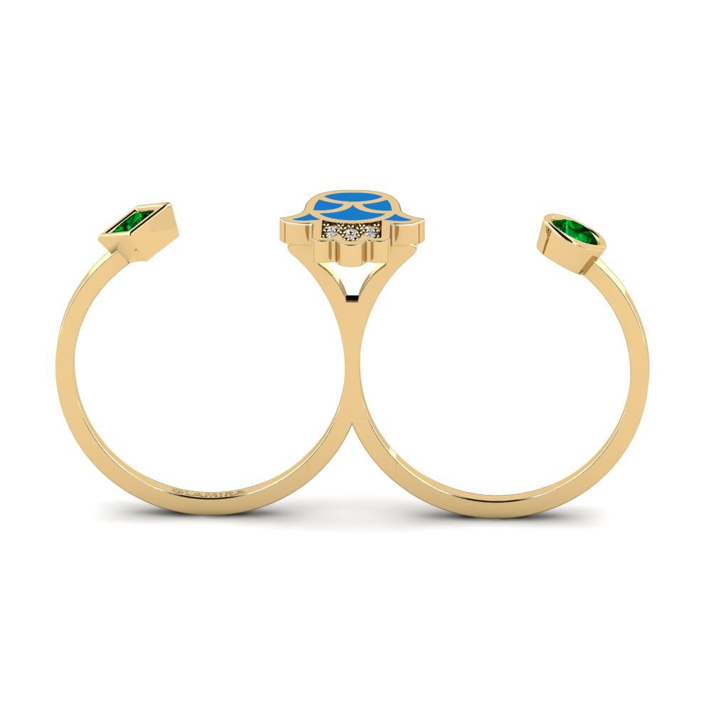 Green Zirconia Ring Kaitiaki