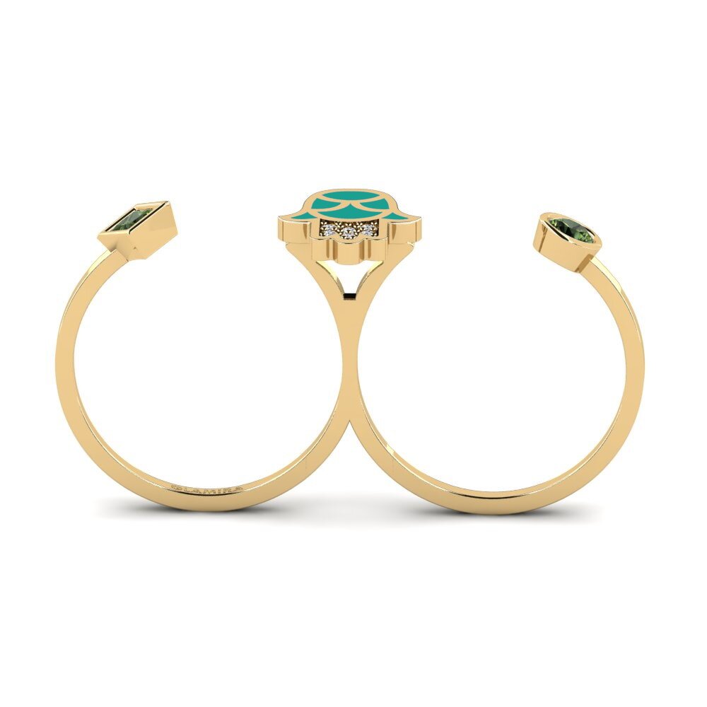 Green Sapphire Ring Kaitiaki