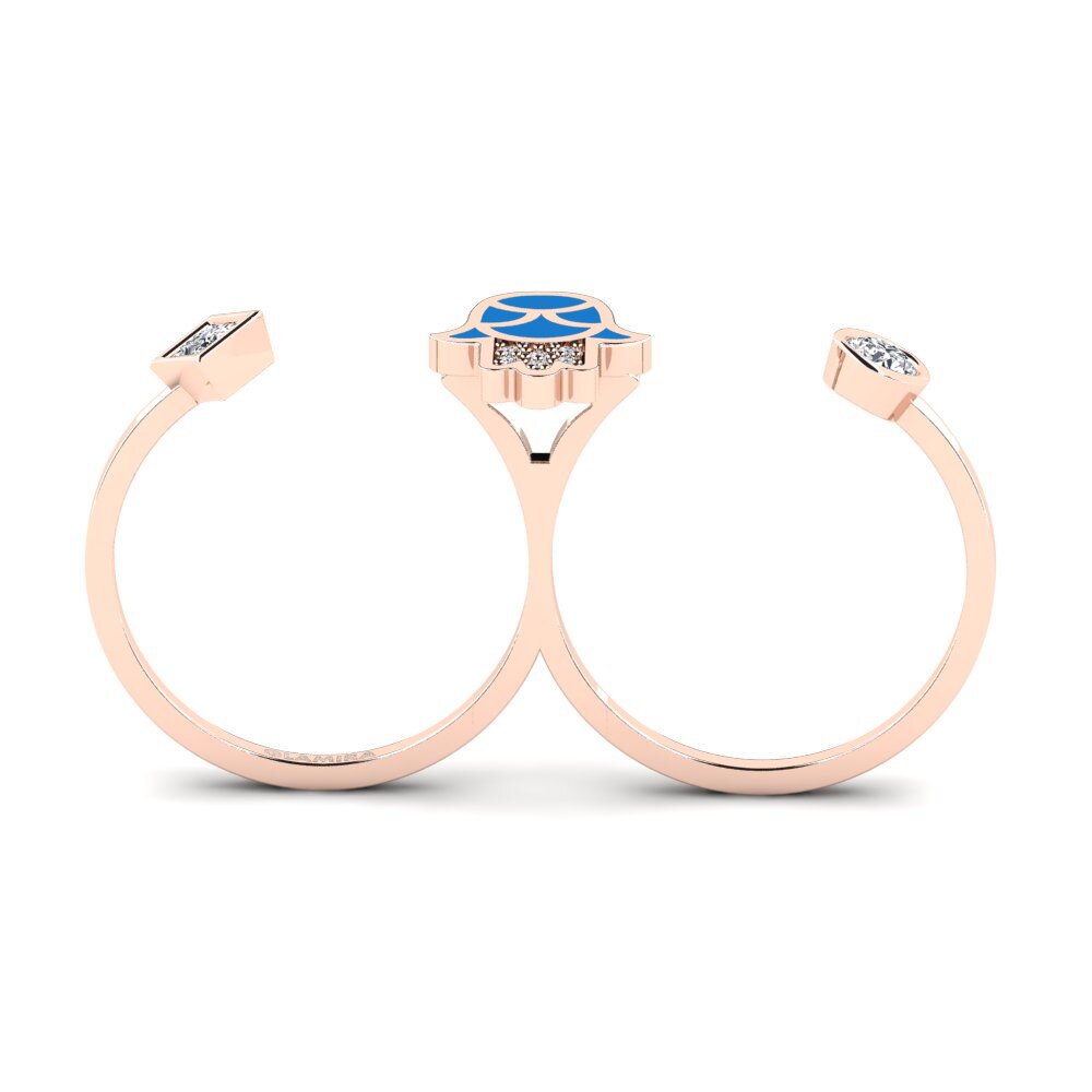 14k Oro Rosa Anillo Kaitiaki