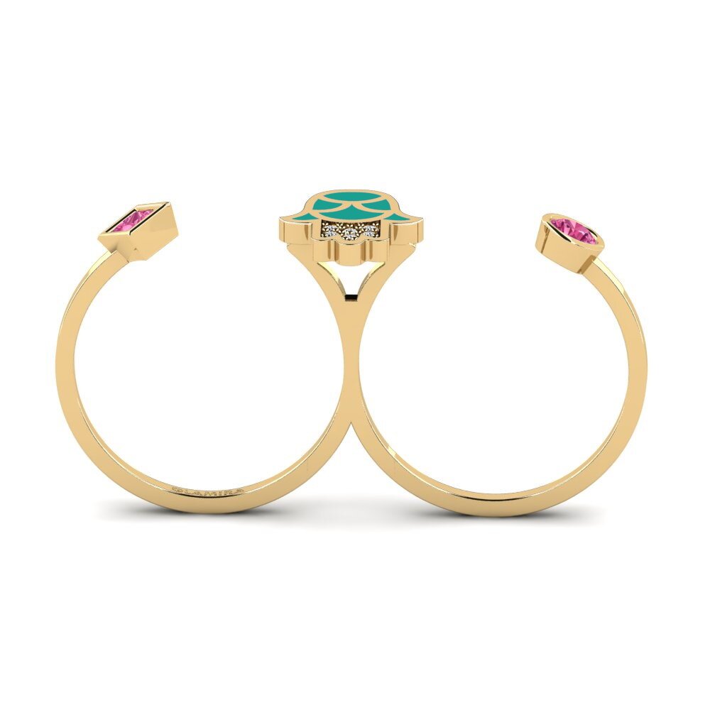 Rosa Turmalin Ring Kaitiaki