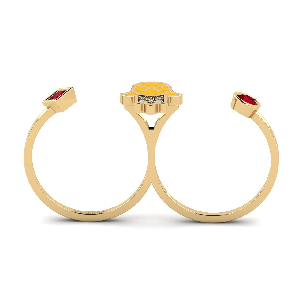 Red Zirconia Ring Kaitiaki