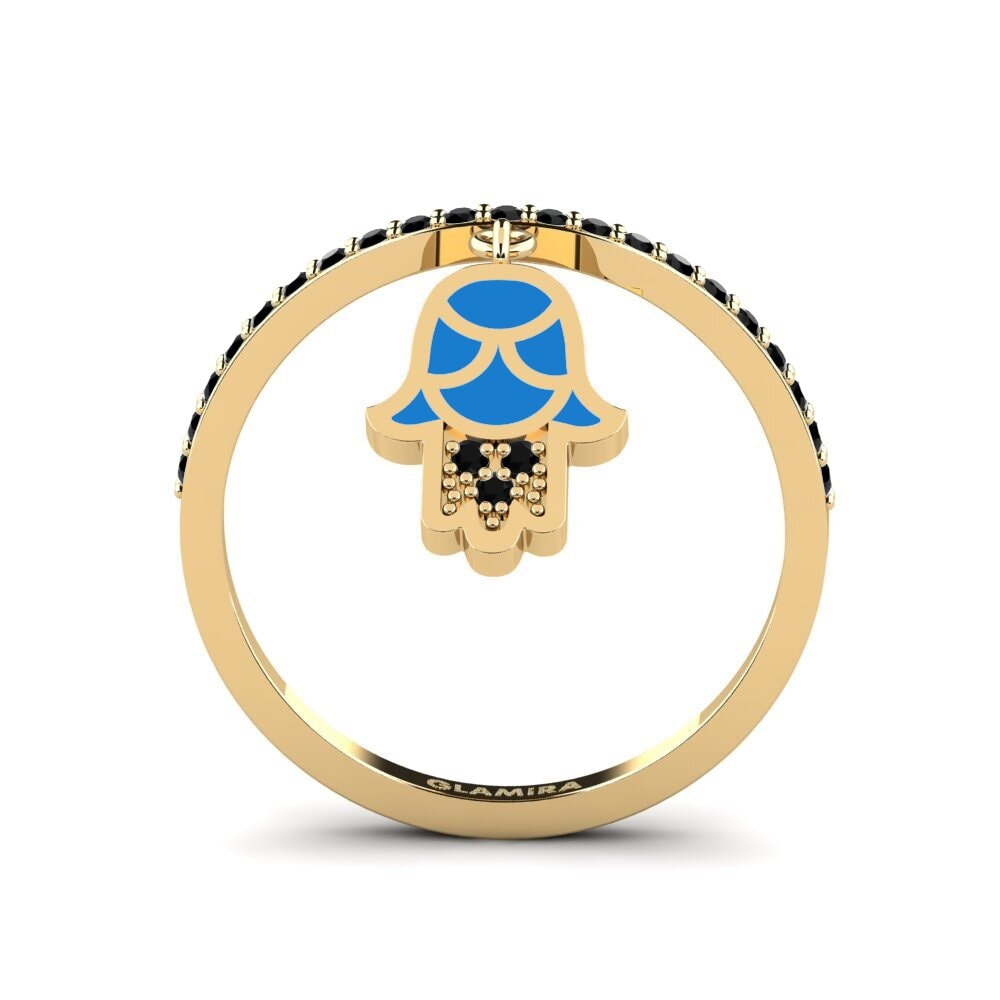 Schwarzer Onyx Ring Korgoo