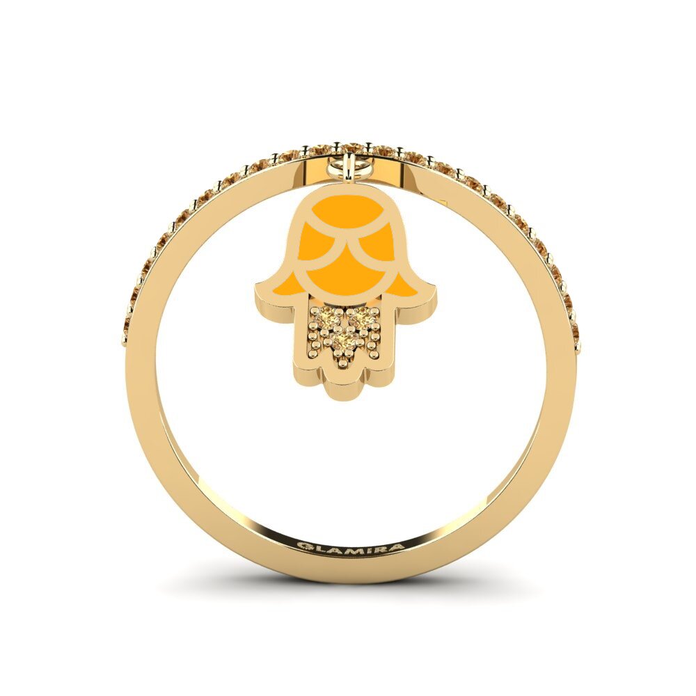 Brauner Diamant Ring Korgoo
