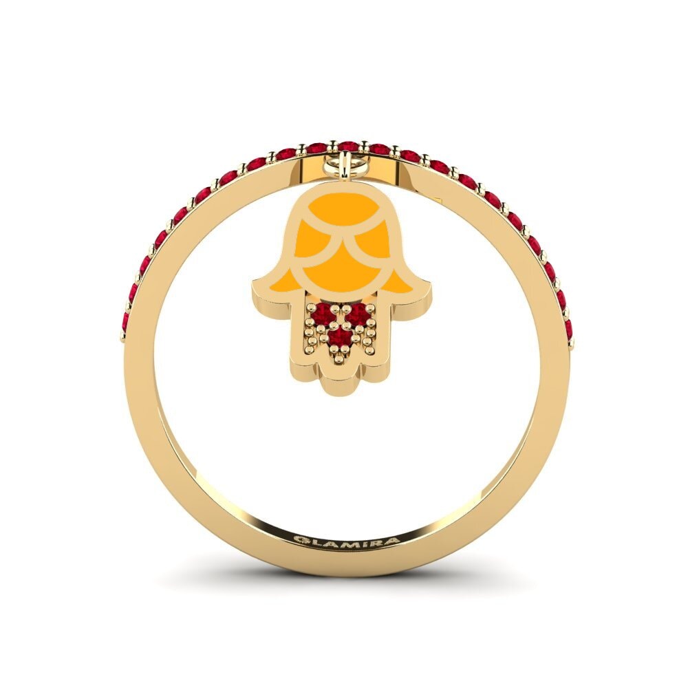 Red Zirconia Ring Korgoo