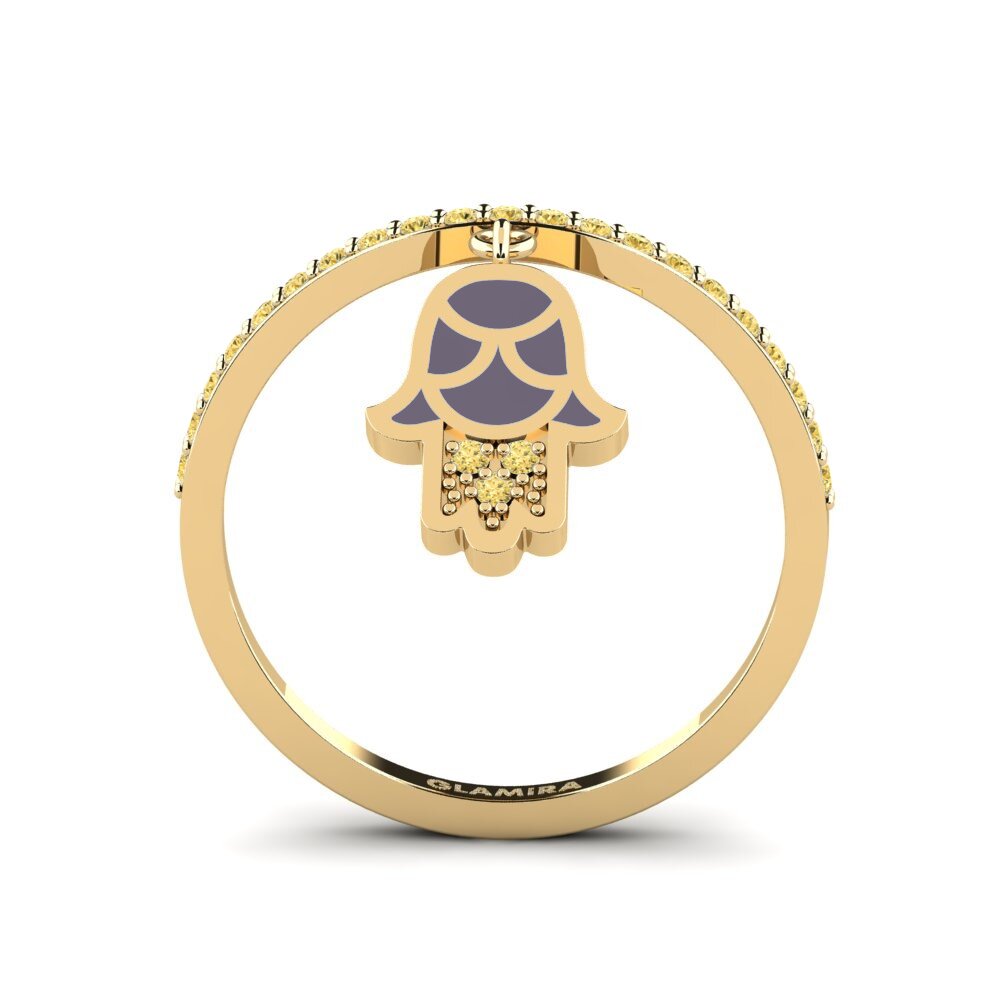 Yellow Diamond Ring Korgoo