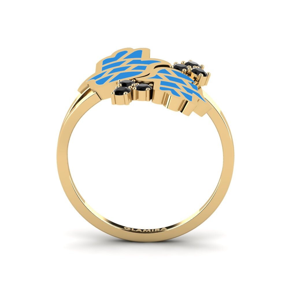 Schwarzer Onyx Ring Kuvimba