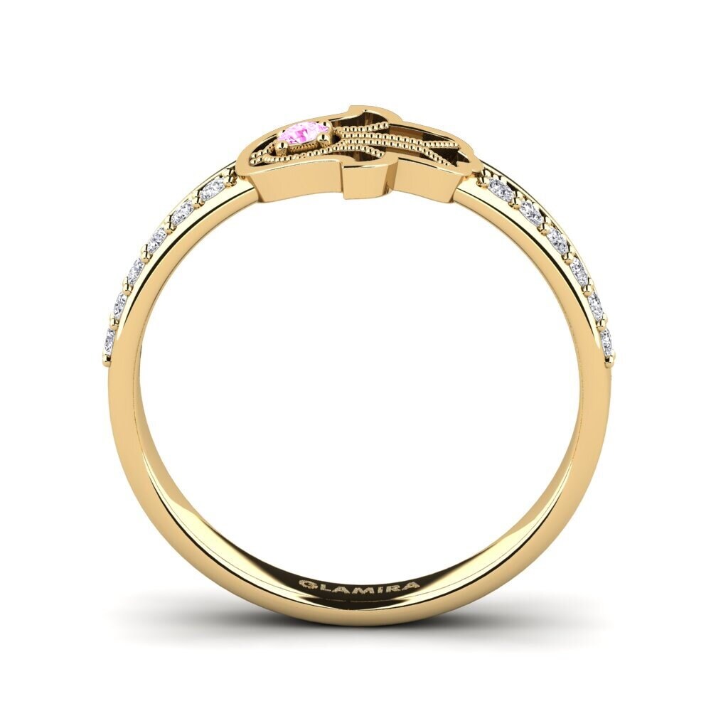 Pink Sapphire Ring Lingua