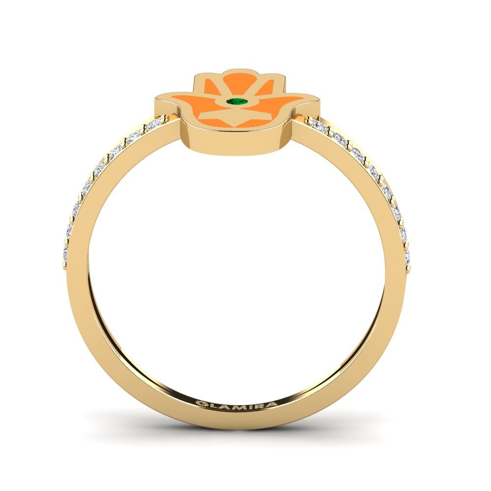 Zircônia Verde Anel Muhofiz