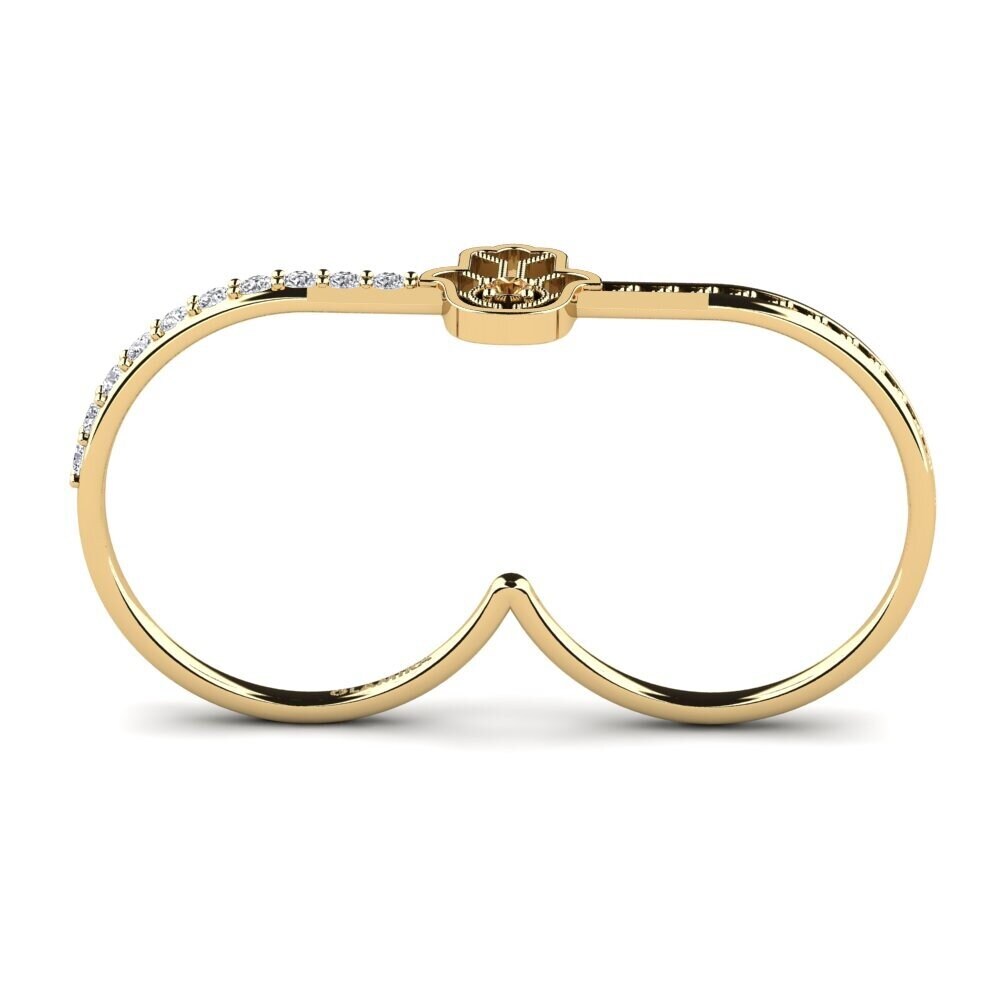 Diamante café Anillo Onnistama