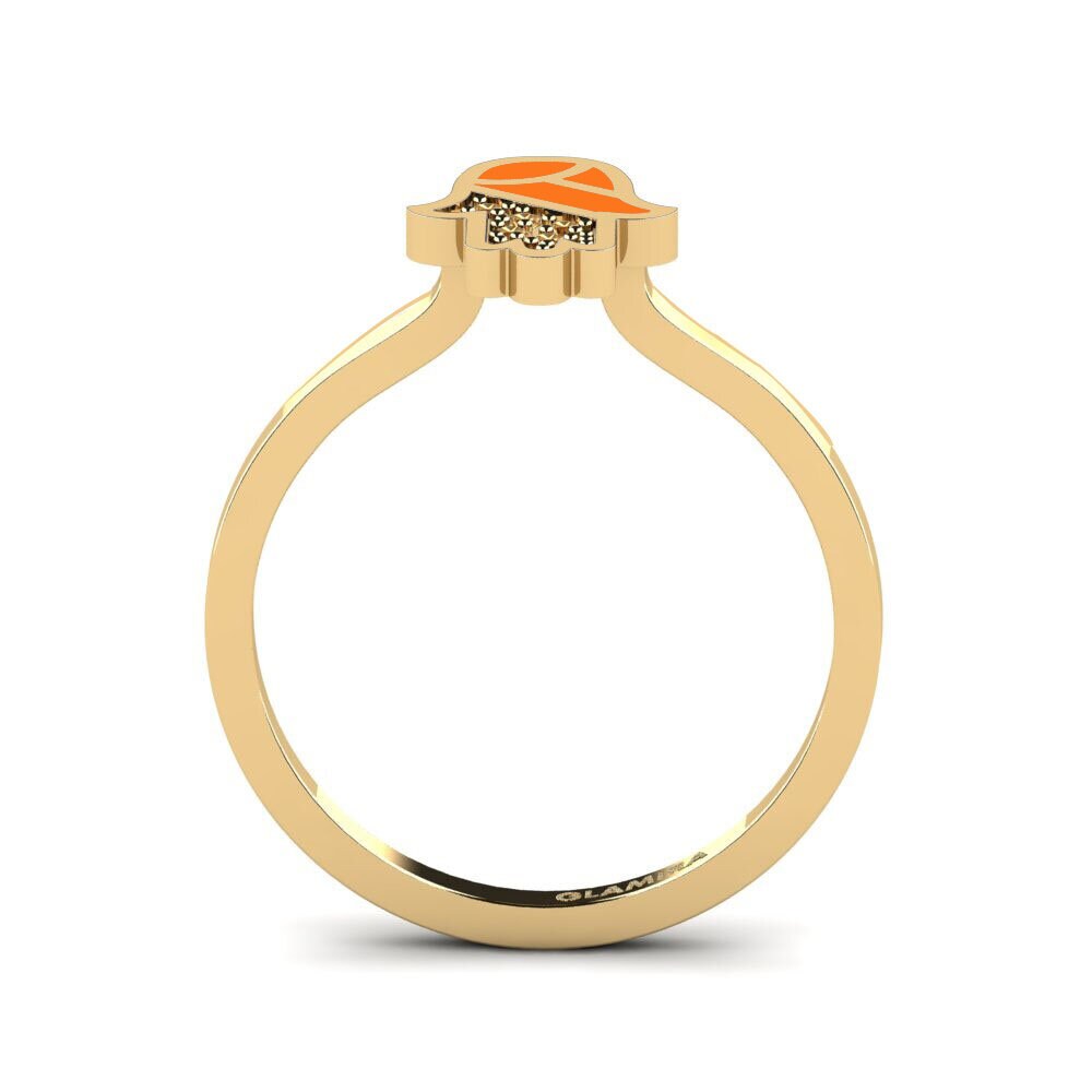 Brown Diamond Ring Pelindung