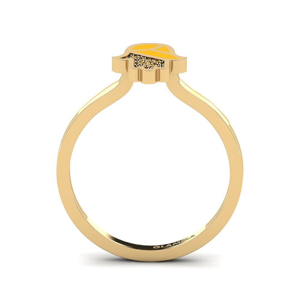Brauner Diamant Ring Pelindung