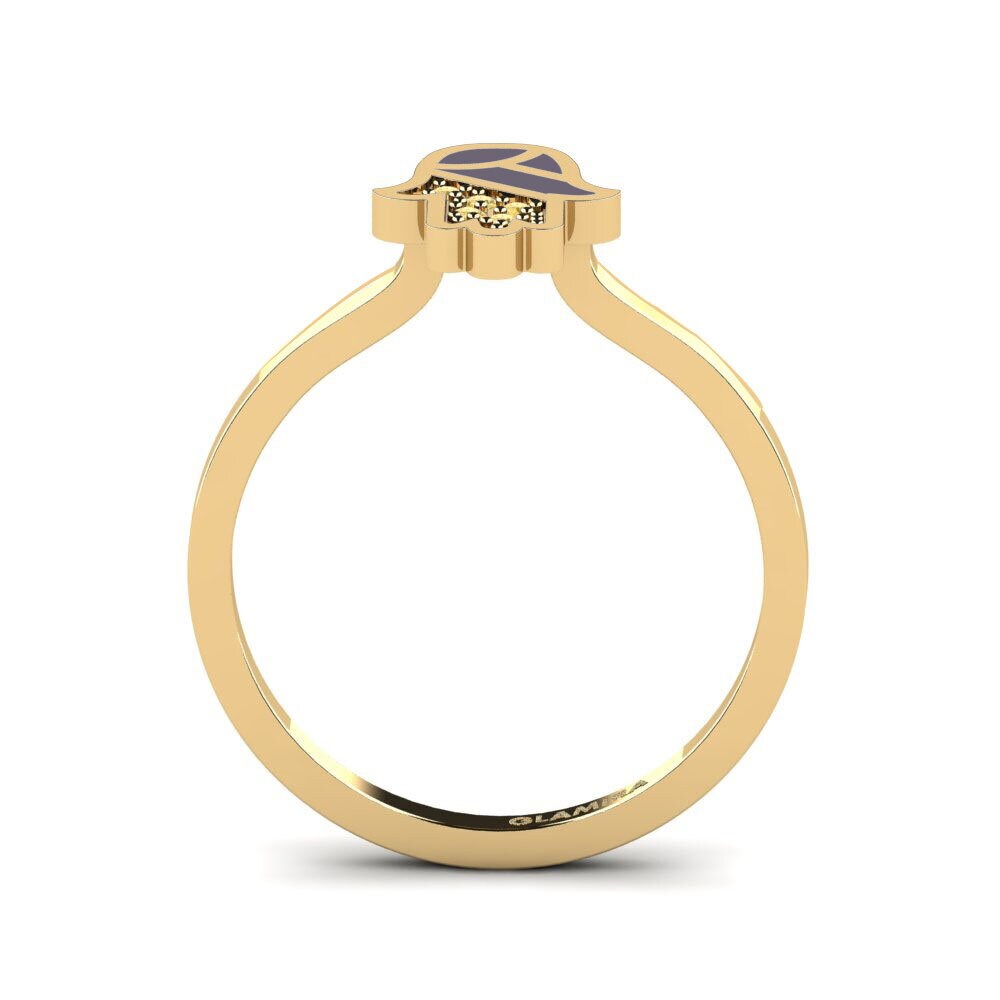 Yellow Diamond Ring Pelindung