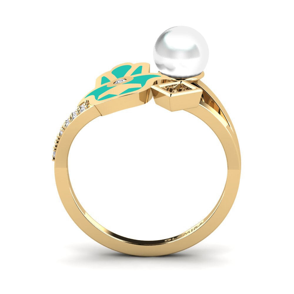 Diamante café Anillo Poverenje