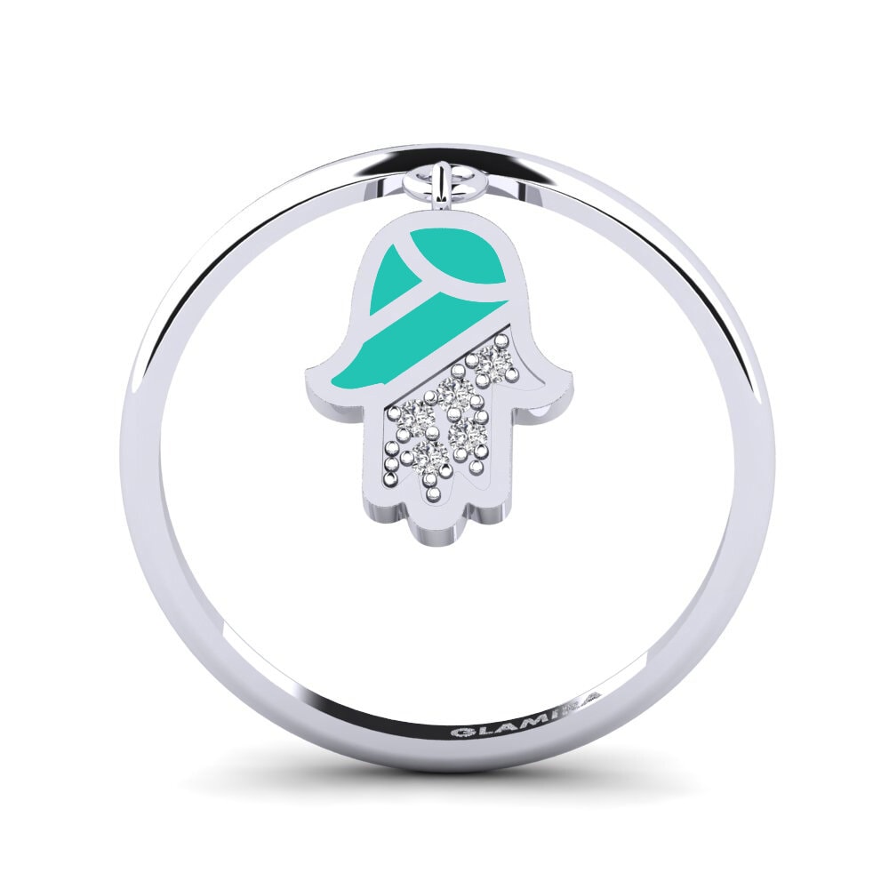 950 Platin Ring Prutegge