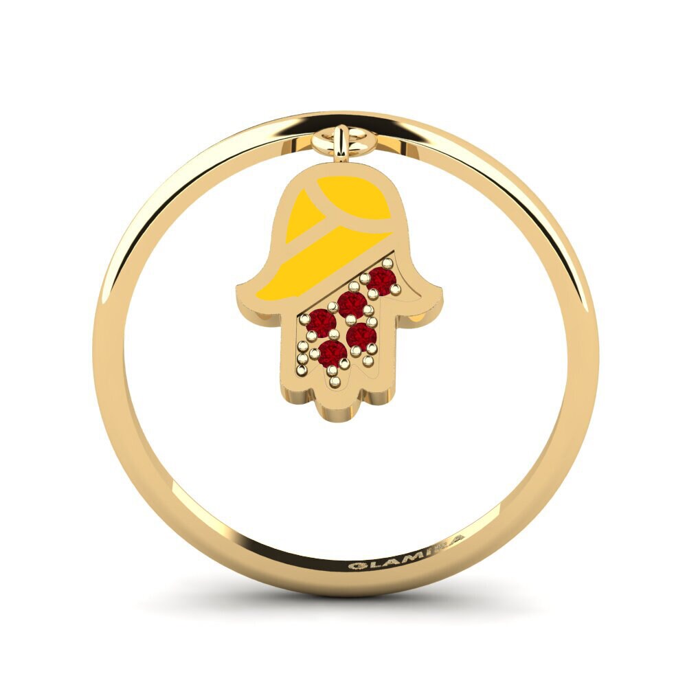 Red Zirconia Ring Prutegge