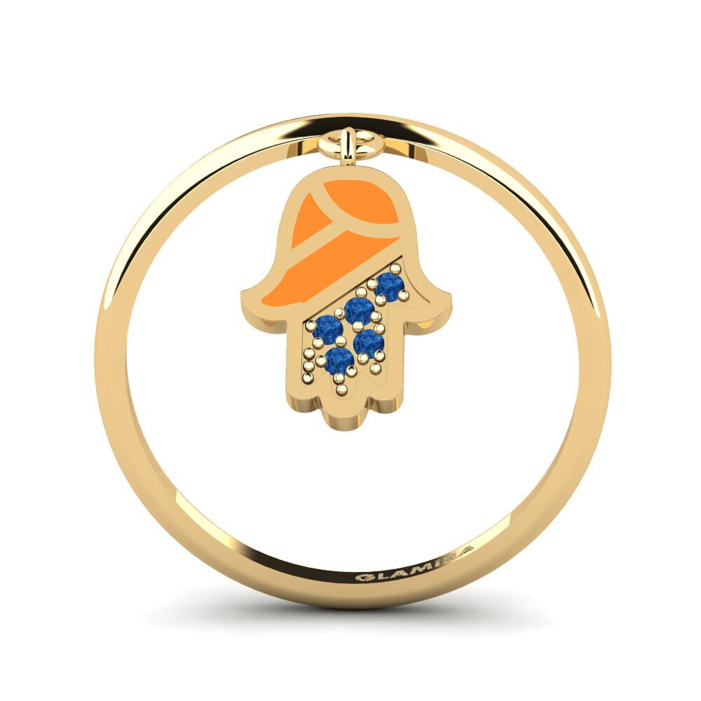 Zircone Bleu Foncé Bague Prutegge
