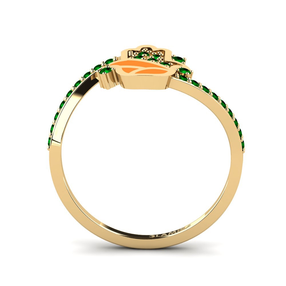 Zircônia Verde Anel Prutettore