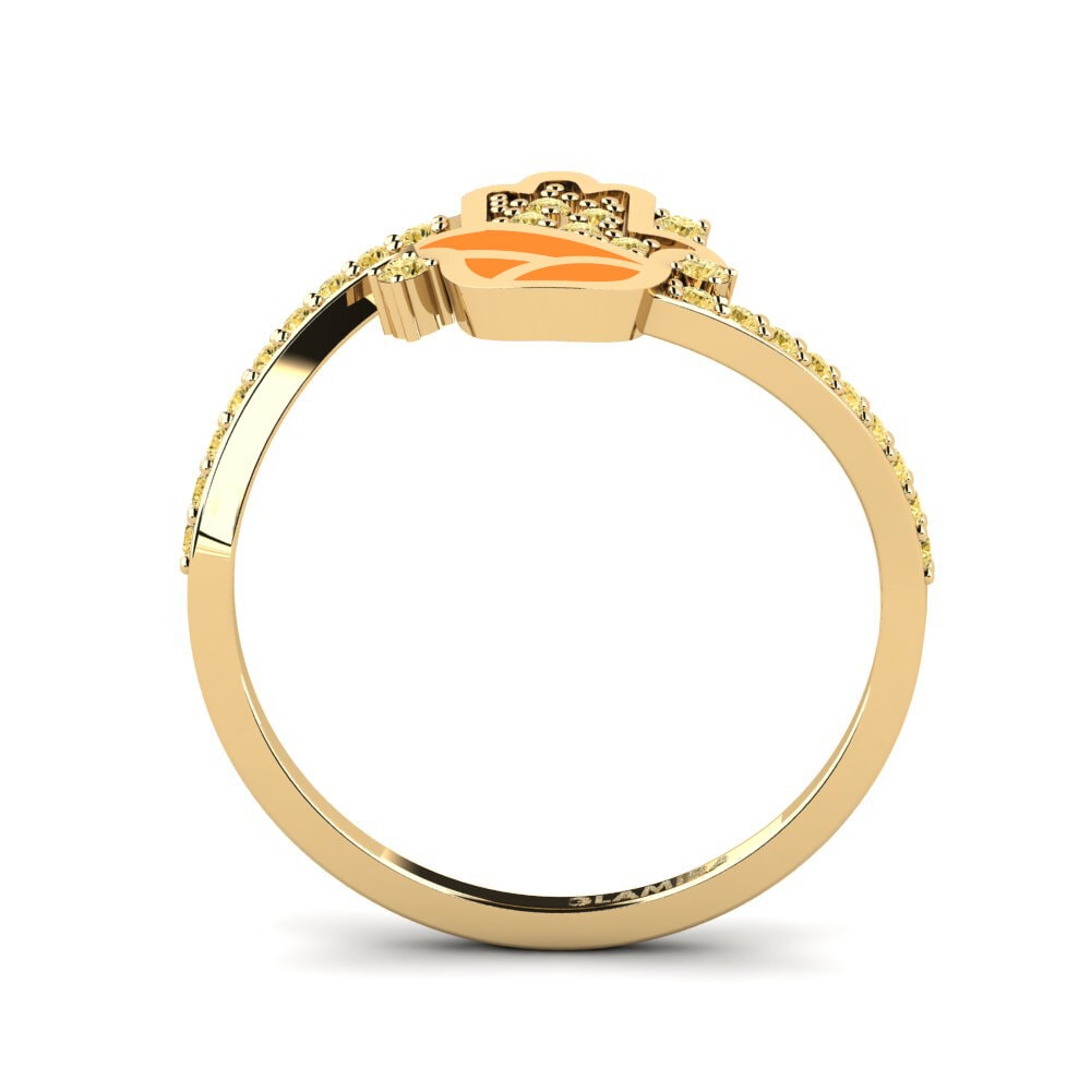 Gelber Diamant Ring Prutettore