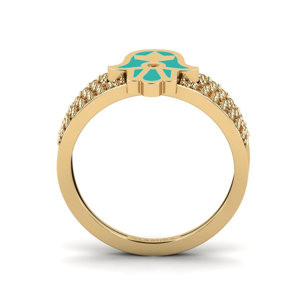 Diamante café Anillo Pushtetin