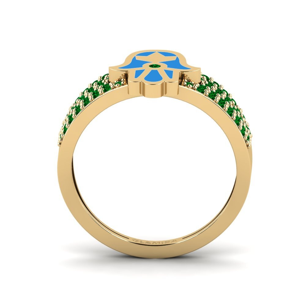 Green Zirconia Ring Pushtetin
