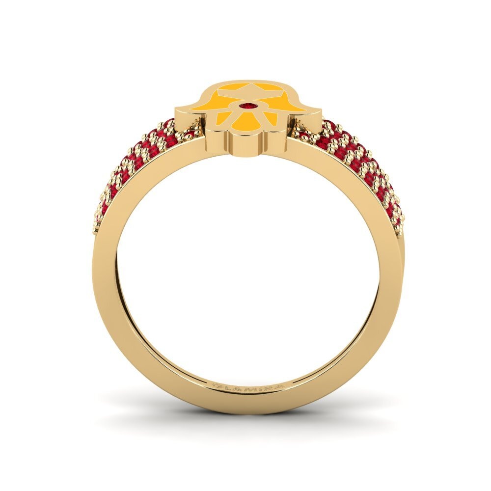 Red Zirconia Ring Pushtetin
