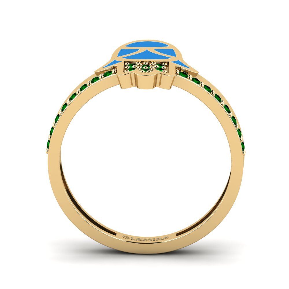 Green Zirconia Ring Tekelakayi