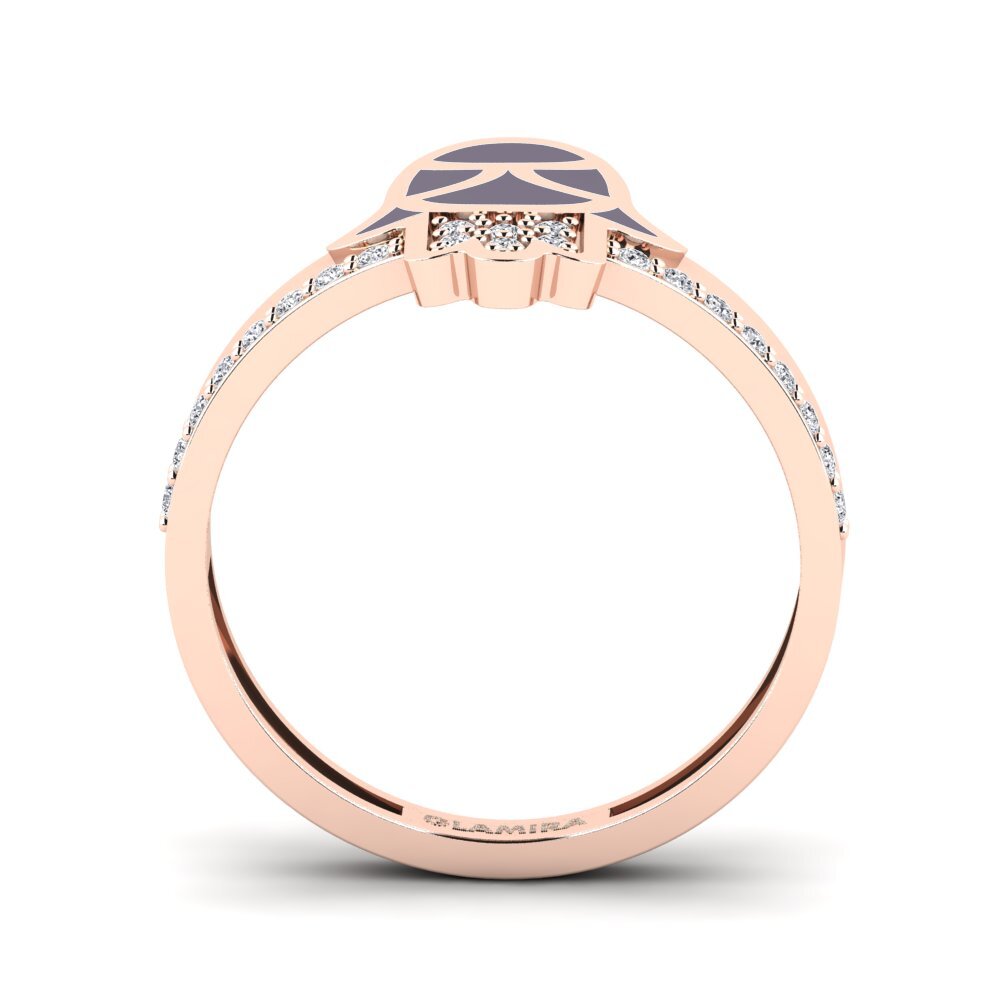 14ct Rose Gold Ring Tekelakayi