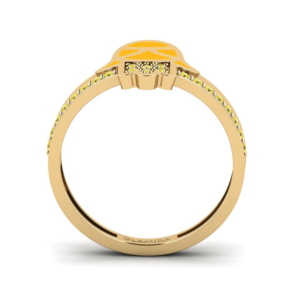 Yellow Sapphire Ring Tekelakayi
