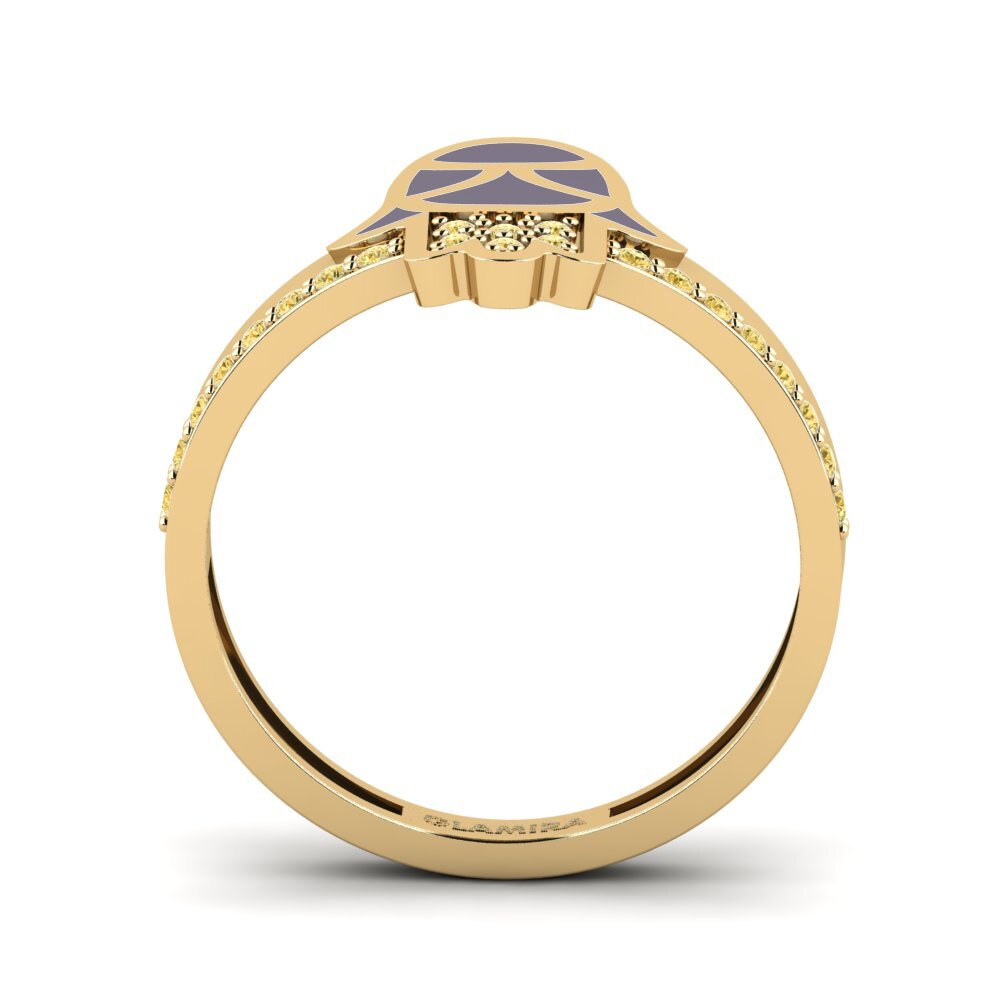Yellow Diamond Ring Tekelakayi