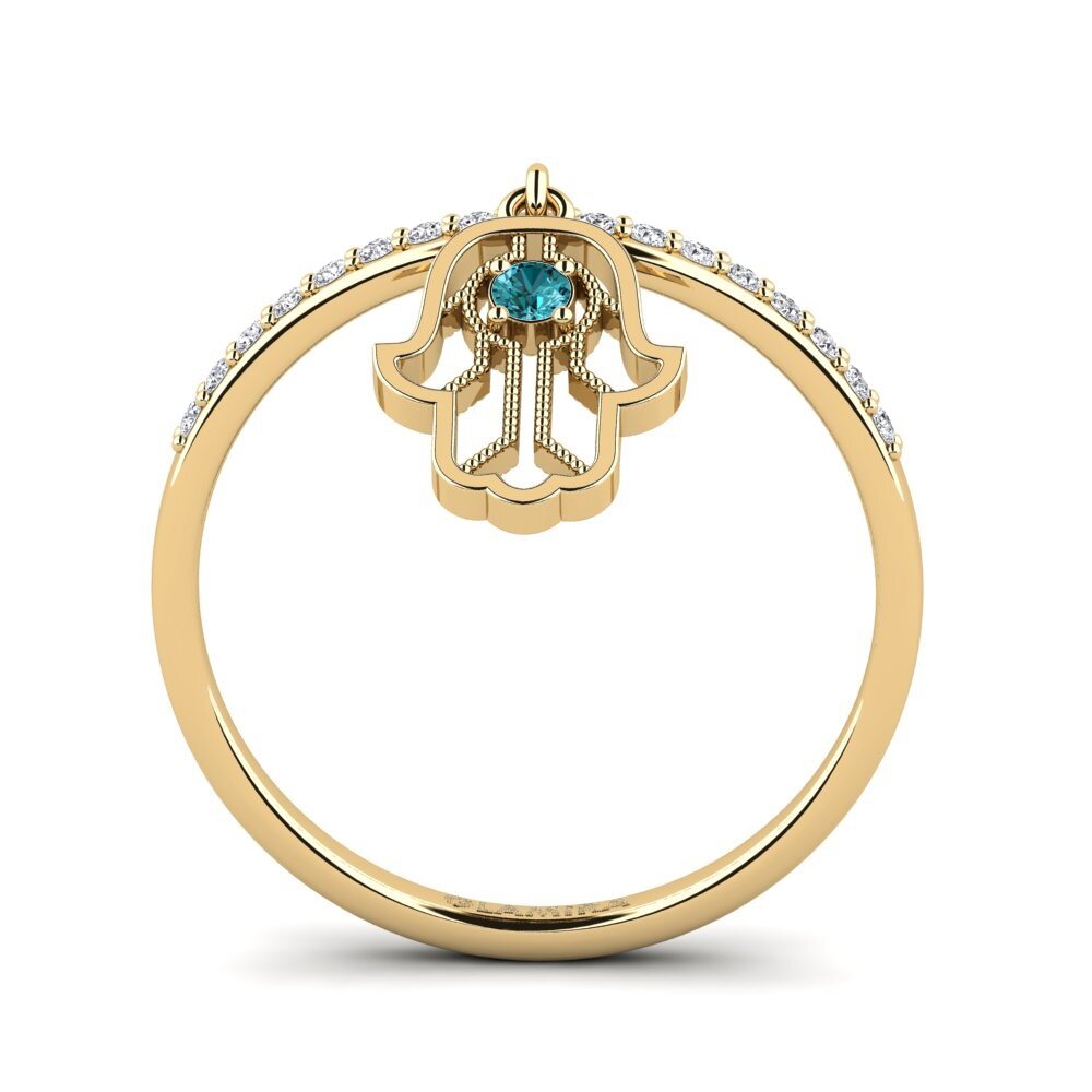 Blue Diamond Ring Valsigna
