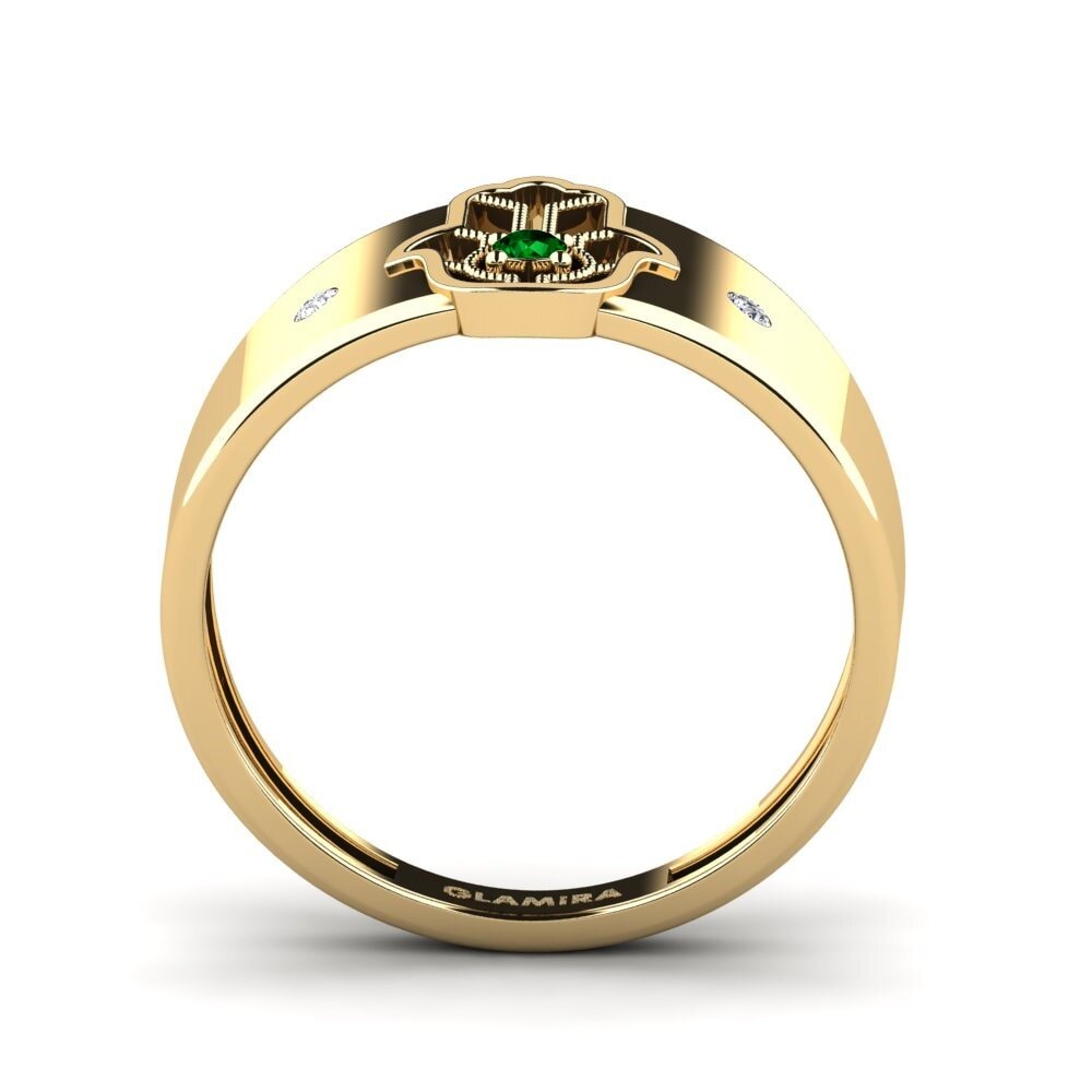 Zircônia Verde Anel Zegenen