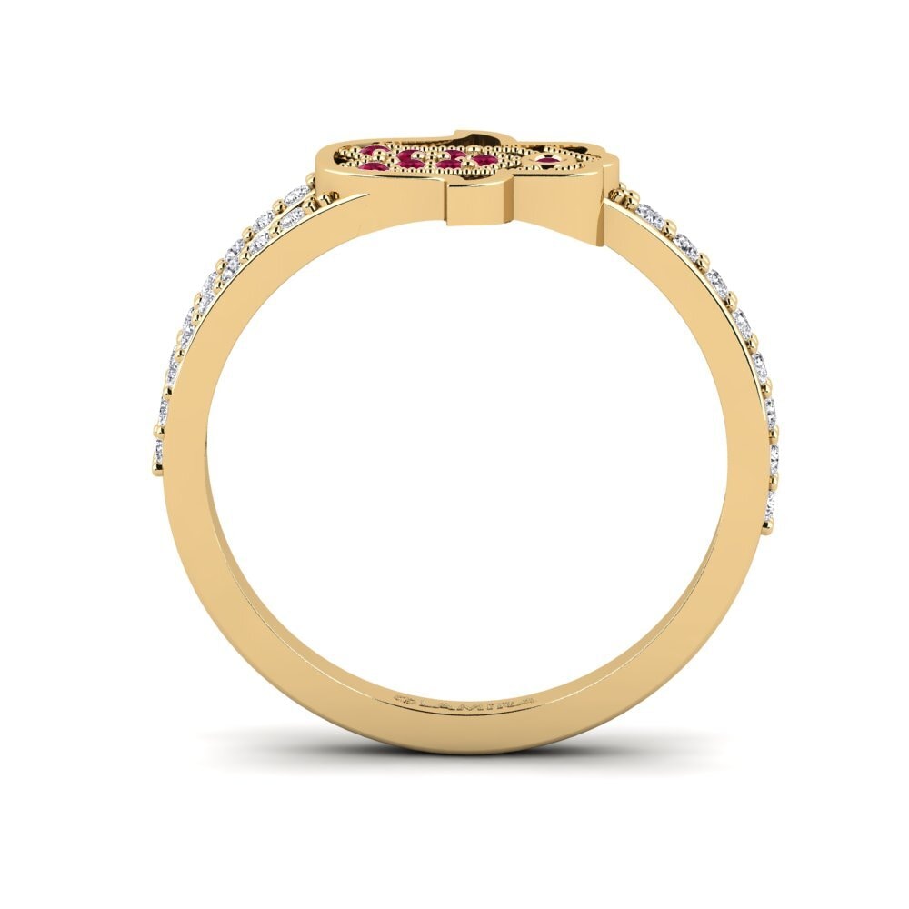 Ruby Ring Aulelei
